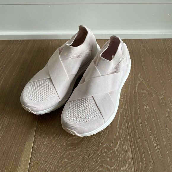Adidas Ultraboost Slip On Sneakers Womens 6 Pink Running Laceless DNA GZ9847 - Picture 2 of 6